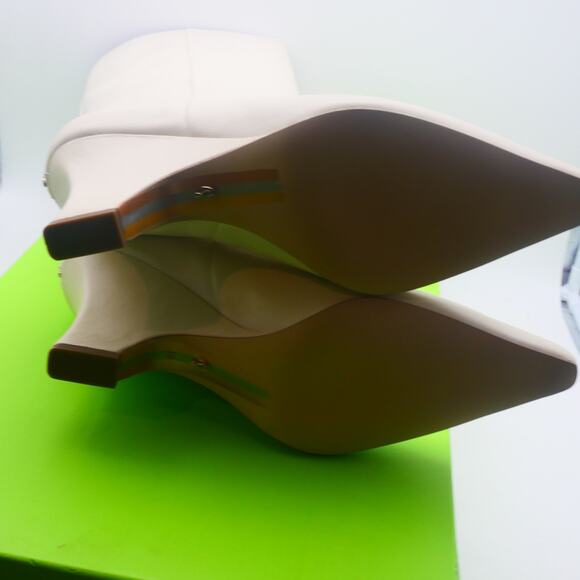 NEW Sam Edelman Vance Knee High Boots Women's 5 Ivory Cream - Picture 7 of 10